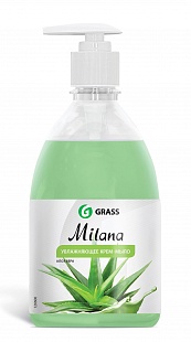 «Milana» алоэ вера с дозатором (флакон 500 мл) Жидкое крем-мыло 
